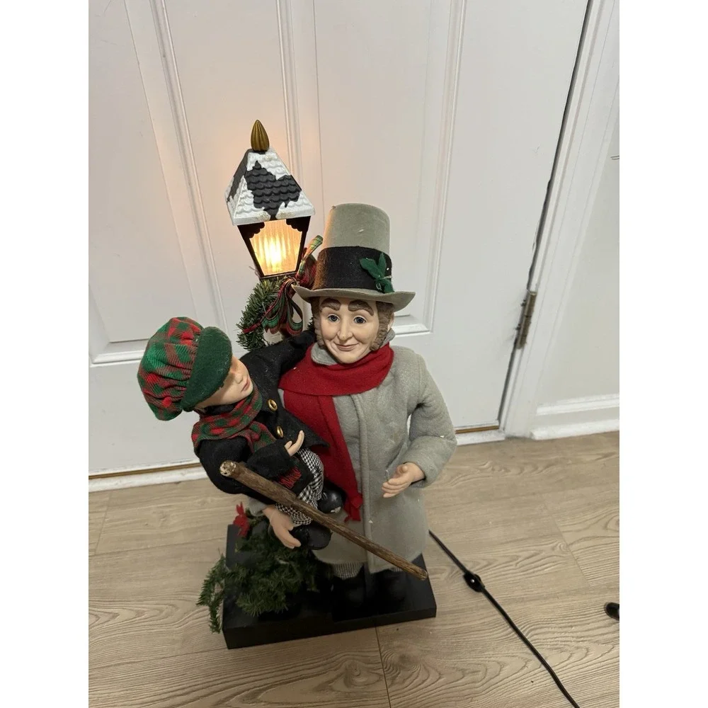 Vtg. Holiday‎ Creations Tiny Tim & Scrooge 36